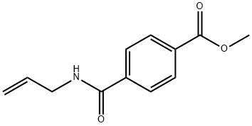 methyl 4-[(allylamino)carbonyl]benzoate Struktur