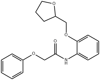 2-phenoxy-N-[2-(tetrahydro-2-furanylmethoxy)phenyl]acetamide Struktur