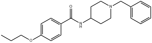 N-(1-benzyl-4-piperidinyl)-4-propoxybenzamide Structure