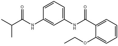 2-ethoxy-N-[3-(isobutyrylamino)phenyl]benzamide Struktur