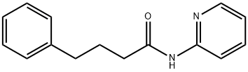 4-phenyl-N-(2-pyridinyl)butanamide 化学構造式