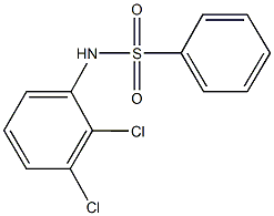 N-(2,3-dichlorophenyl)benzenesulfonamide 结构式