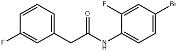 N-(4-bromo-2-fluorophenyl)-2-(3-fluorophenyl)acetamide Struktur