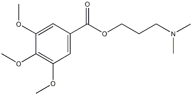 3-(dimethylamino)propyl 3,4,5-trimethoxybenzoate|