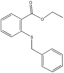 ethyl 2-(benzylsulfanyl)benzoate Struktur