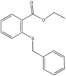 ethyl 2-(benzylsulfanyl)benzoate Structure