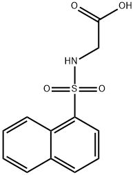 [(1-naphthylsulfonyl)amino]acetic acid,92740-47-1,结构式