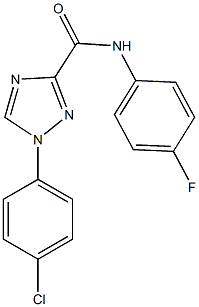 927636-97-3 1-(4-chlorophenyl)-N-(4-fluorophenyl)-1H-1,2,4-triazole-3-carboxamide