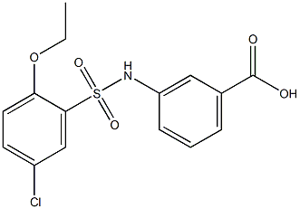 927637-02-3 3-{[(5-chloro-2-ethoxyphenyl)sulfonyl]amino}benzoic acid