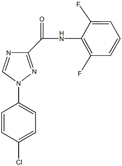 1-(4-chlorophenyl)-N-(2,6-difluorophenyl)-1H-1,2,4-triazole-3-carboxamide|