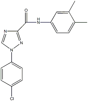 927637-13-6 1-(4-chlorophenyl)-N-(3,4-dimethylphenyl)-1H-1,2,4-triazole-3-carboxamide
