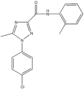 927637-50-1 1-(4-chlorophenyl)-5-methyl-N-(2-methylphenyl)-1H-1,2,4-triazole-3-carboxamide