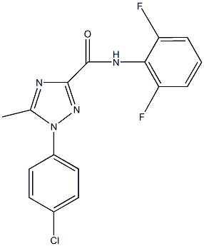 1-(4-chlorophenyl)-N-(2,6-difluorophenyl)-5-methyl-1H-1,2,4-triazole-3-carboxamide Structure