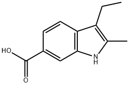 3-ethyl-2-methyl-1H-indole-6-carboxylic acid Structure