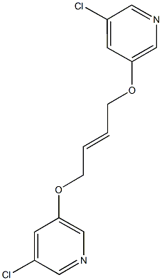 3-chloro-5-({4-[(5-chloro-3-pyridinyl)oxy]-2-butenyl}oxy)pyridine|