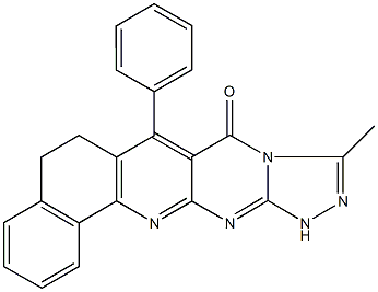 10-methyl-7-phenyl-6,12-dihydrobenzo[h][1,2,4]triazolo[4