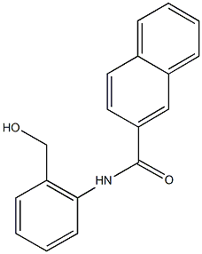 N-[2-(hydroxymethyl)phenyl]-2-naphthamide Structure