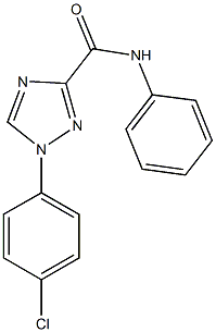 1-(4-chlorophenyl)-N-phenyl-1H-1,2,4-triazole-3-carboxamide|