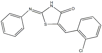 5-(2-chlorobenzylidene)-2-(phenylimino)-1,3-thiazolidin-4-one|