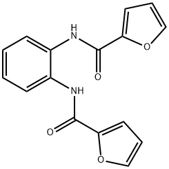 N-[2-(2-furoylamino)phenyl]-2-furamide Struktur