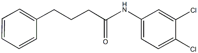 N-(3,4-dichlorophenyl)-4-phenylbutanamide 结构式