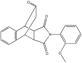 11-(2-methoxyphenyl)-11-azatetracyclo[6.5.2.0~2,7~.0~9,13~]pentadeca-2,4,6-triene-10,12,14-trione Structure