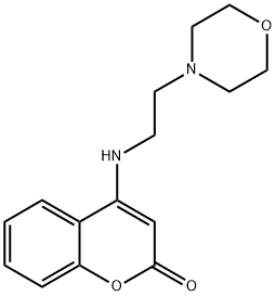 4-{[2-(4-morpholinyl)ethyl]amino}-2H-chromen-2-one|