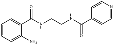 N-{2-[(2-aminobenzoyl)amino]ethyl}isonicotinamide Structure