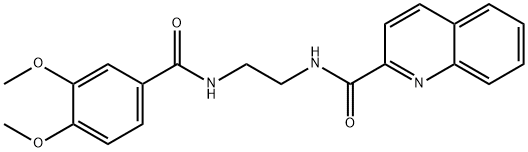 929836-38-4 N-{2-[(3,4-dimethoxybenzoyl)amino]ethyl}-2-quinolinecarboxamide