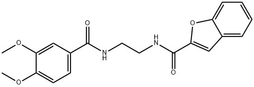 929866-05-7 N-{2-[(3,4-dimethoxybenzoyl)amino]ethyl}-1-benzofuran-2-carboxamide