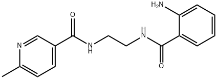 N-{2-[(2-aminobenzoyl)amino]ethyl}-6-methylnicotinamide Structure