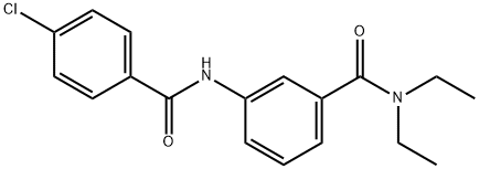 930063-89-1 3-[(4-chlorobenzoyl)amino]-N,N-diethylbenzamide