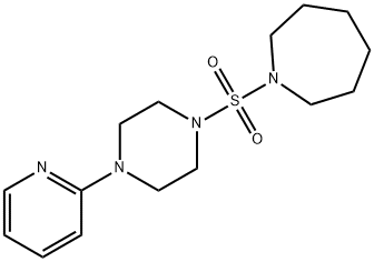 1-{[4-(2-pyridinyl)-1-piperazinyl]sulfonyl}azepane|