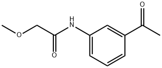 N-(3-acetylphenyl)-2-methoxyacetamide,930906-15-3,结构式