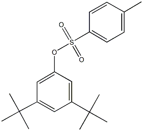 3,5-ditert-butylphenyl 4-methylbenzenesulfonate 化学構造式