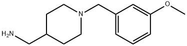 N-(3-methoxybenzyl)-N-(4-piperidinylmethyl)amine 化学構造式