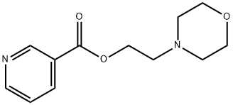 2-(4-morpholinyl)ethyl nicotinate 结构式