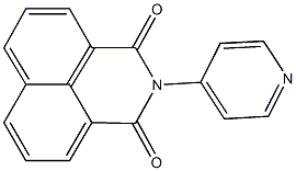 2-(4-pyridinyl)-1H-benzo[de]isoquinoline-1,3(2H)-dione 结构式