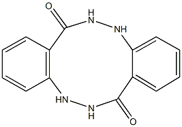 5,6,12,13-tetrahydrodibenzo[c,h][1,2,6,7]tetraazecine-7,14-dione 化学構造式
