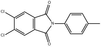 5,6-dichloro-2-(4-methylphenyl)-1H-isoindole-1,3(2H)-dione 结构式