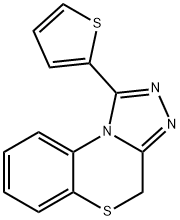 1-(2-thienyl)-4H-[1,2,4]triazolo[3,4-c][1,4]benzothiazine Structure