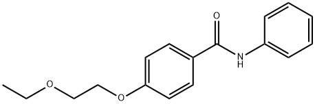 4-(2-ethoxyethoxy)-N-phenylbenzamide 结构式