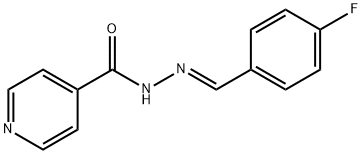 N'-(4-fluorobenzylidene)isonicotinohydrazide,934384-92-6,结构式
