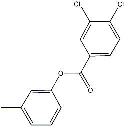 3-methylphenyl3,4-dichlorobenzoate Structure
