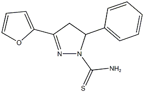 3-(2-furyl)-5-phenyl-4,5-dihydro-1H-pyrazole-1-carbothioamide|