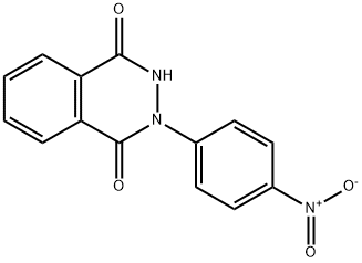 2-(4-nitrophenyl)-2,3-dihydro-1,4-phthalazinedione 化学構造式