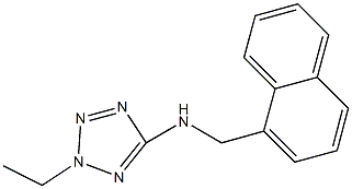 N-(2-ethyl-2H-tetraazol-5-yl)-N-(1-naphthylmethyl)amine Structure