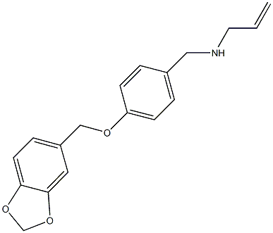 N-allyl-N-[4-(1,3-benzodioxol-5-ylmethoxy)benzyl]amine|