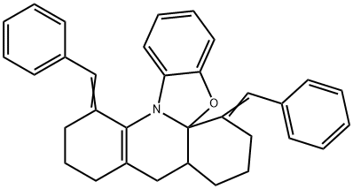 93850-56-7 6,14-dibenzylidene-6,7,8,9,9a,10,11,12,13,14-decahydro[1,3]benzoxazolo[2,3-e]acridine