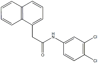 N-(3,4-dichlorophenyl)-2-(1-naphthyl)acetamide Structure